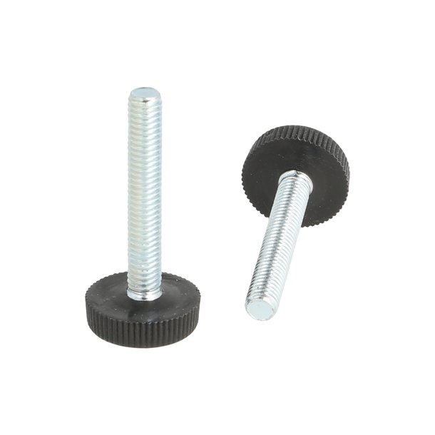 Stilleskrue med 20mm Sort Fod - M6x37mm