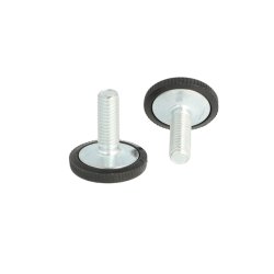 Stilleskrue med 28mm Sort Fod - M8x22mm
