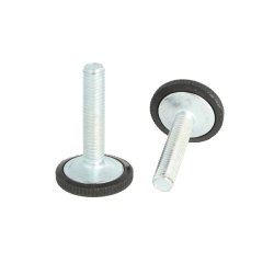 Stilleskrue med 28mm Sort Fod - M8x38mm