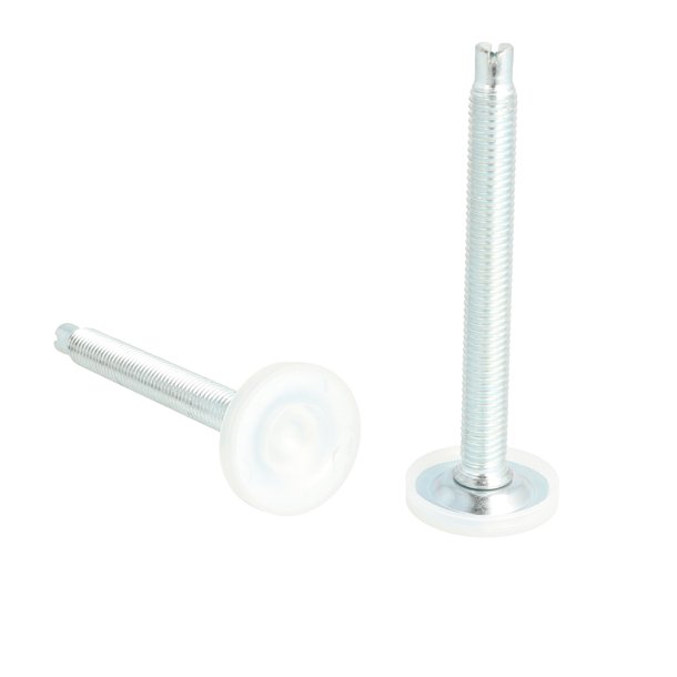 Stilleskrue med 33mm Metal Fod/Plast Kappe + Krv -M10x94mm