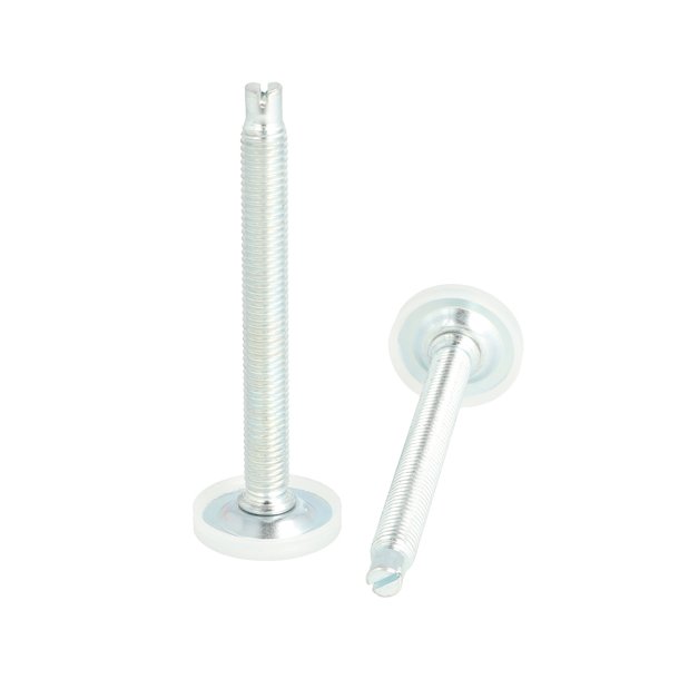 Stilleskrue med 33mm Metal Fod/Plast Kappe + Krv -M10x94mm