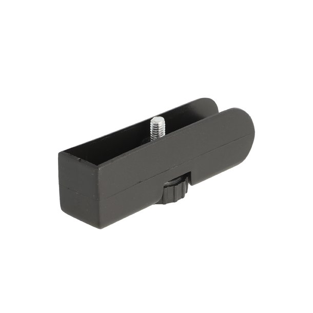 Stillefod 24mm - Sort Plastik - M6x22mm