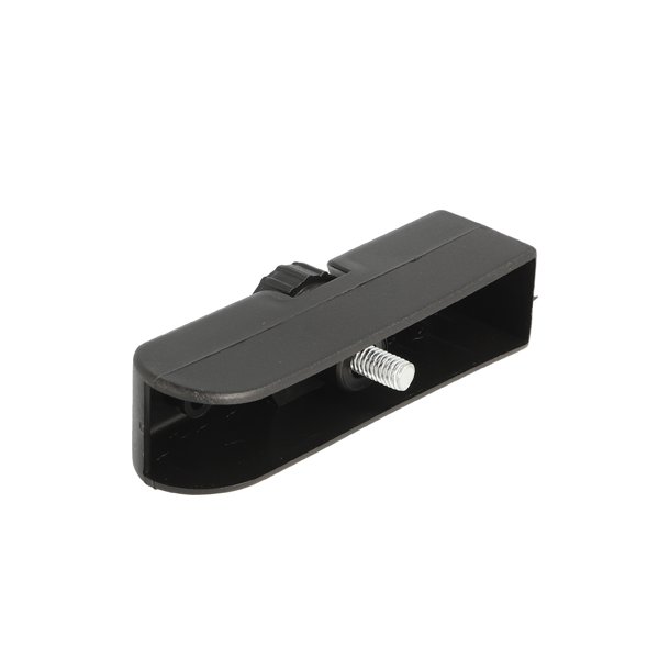 Stillefod 24mm - Sort Plastik - M6x22mm