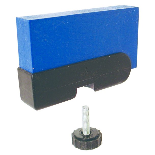 Stillefod 31mm - Sort Plastik - M8x22mm