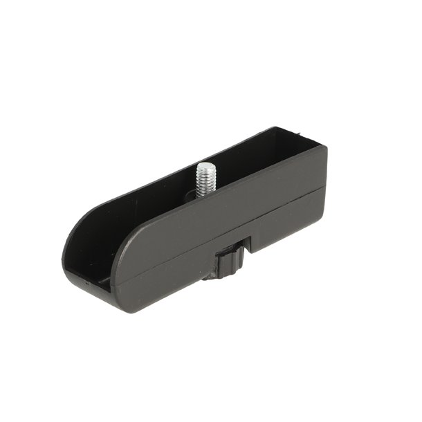 Stillefod 24mm - Sort Plastik - M6x22mm