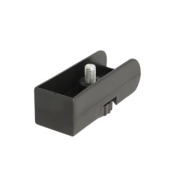 Stillefod 31mm - Sort Plastik - M8x22mm