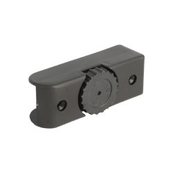 Stillefod 31mm - Sort Plastik - M8x22mm