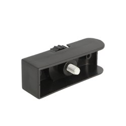 Stillefod 31mm - Sort Plastik - M8x22mm