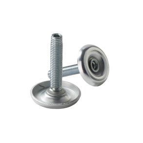 Stilleskrue med 33mm Metal Fod - M8x50mm