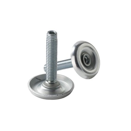 Stilleskrue med �33mm Metal Fod - M8x50mm