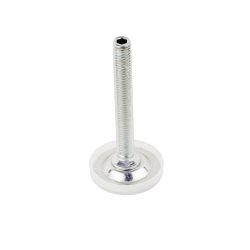 Stilleskrue med 32,5mm Metal Fod/Plast Kappe - M8x60mm