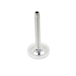 Stilleskrue med 32,5mm Metal Fod/Plast Kappe - M8x60mm