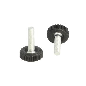 Stilleskrue med 20mm Sort Fod + Krv - M6x22mm