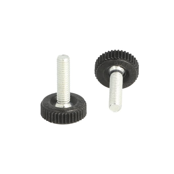 Stilleskrue med 20mm Sort Fod + Krv - M6x22mm