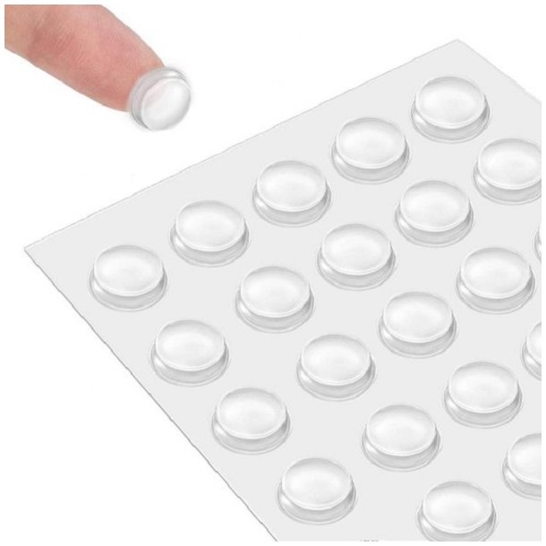 Gummidup 7x1,5mm - Transparent