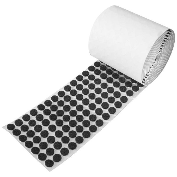 Filtpude 10x1,5mm - Sort