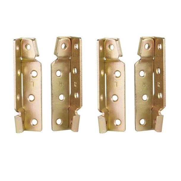 Hgtebeslag St - 8 Dele - Gulforzinket Stl