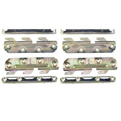 Sengebeslag St 130mm - 8 Dele - Gulforzinket