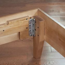 Sengebeslag St 130mm - 8 Dele - Elforzinket