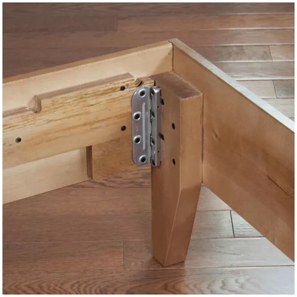 Sengebeslag St 130mm - 8 Dele - Elforzinket