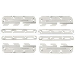 Sengebeslag St 130mm - 8 Dele - Elforzinket