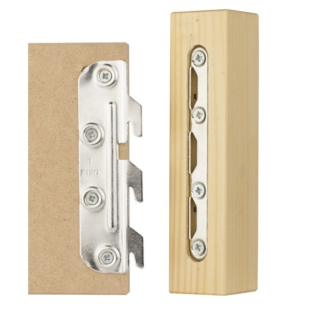 Sengebeslag St 130mm - 8 Dele - Gulforzinket