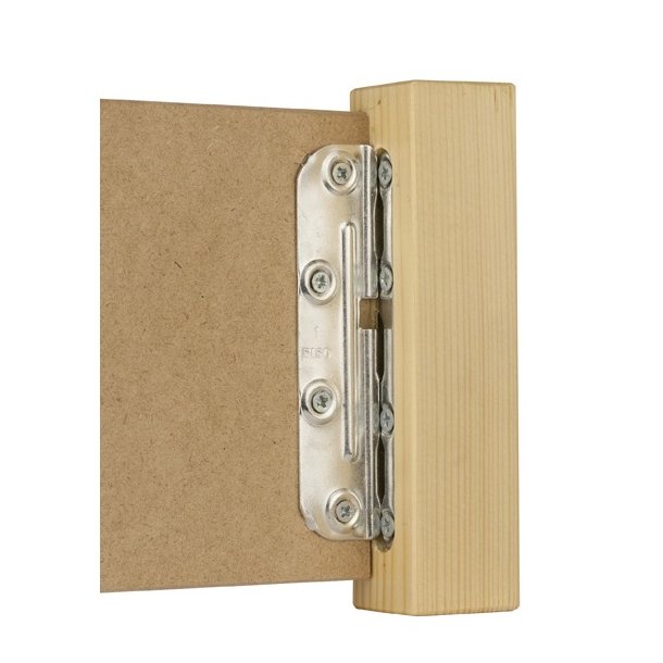 Sengebeslag St 130mm - 8 Dele - Elforzinket