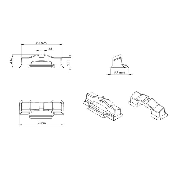 Stop til "Sashimi" Samlebeslag (10 stk)
