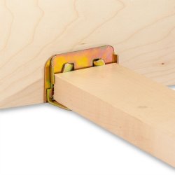 Sengebeslag Bredel - Midtmontering - til Gavldel 102035