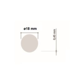 Selvkl�bende D�kh�tte "Pixo" �18mm – Hvid