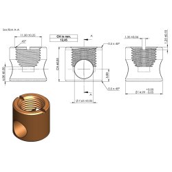 Samlebeslag 15mm - til Leander Baby Junior Seng