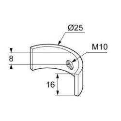 Halvmnemtrik M10 - Elforzinket
