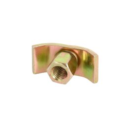 Skive med Mtrik M8 - Gulforzinket