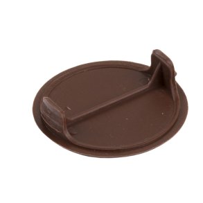 Dkkappe - 40 mm Hul - Brun