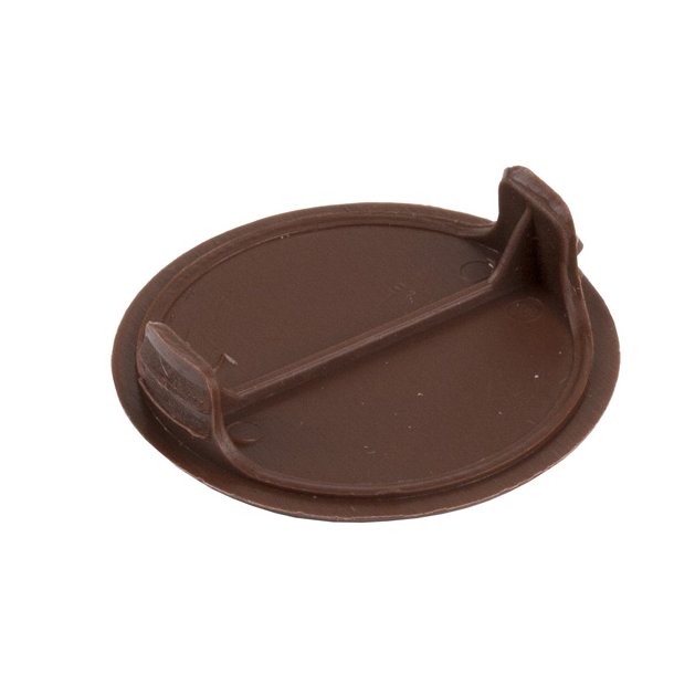 Dkkappe - 40 mm Hul - Brun