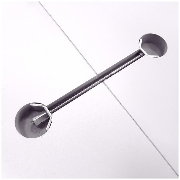 Bordplade Samlebeslag 150mm