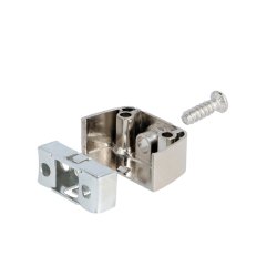 Samlebeslag "Strong" 40x21mm - Forniklet