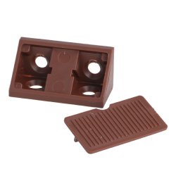 Hjrnesamlebeslag - 44mm - Brun