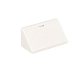 Hjrnesamlebeslag - 44mm - Hvid