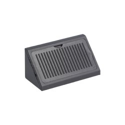 Hjrnesamlebeslag - 44mm - Sort