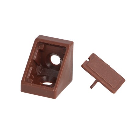 Hj�rnesamlebeslag - 18mm - Brun