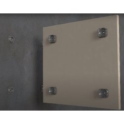 Lokaliseringsbeslag "Click", Gr Plast