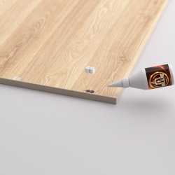 Samlebeslag "SnapX" - Hun Del - Hvid (12mm)