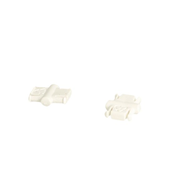 Samlebeslag "SnapX" - Han Del - Hvid (13,6mm)