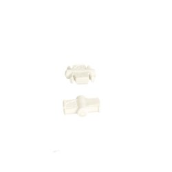 Samlebeslag "SnapX" - Han Del - Hvid (13,6mm)
