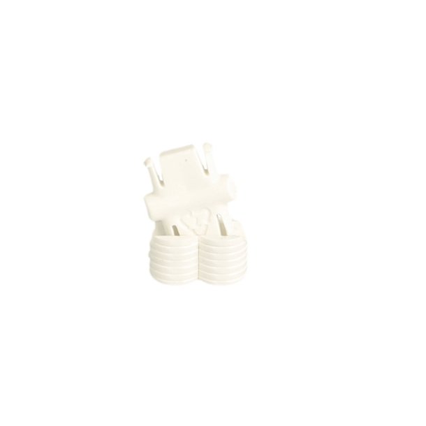 Samlebeslag "SnapX" - Han Del - Hvid (13,6mm)