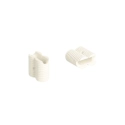 Samlebeslag "SnapX" - Hun Del - Hvid (12mm)