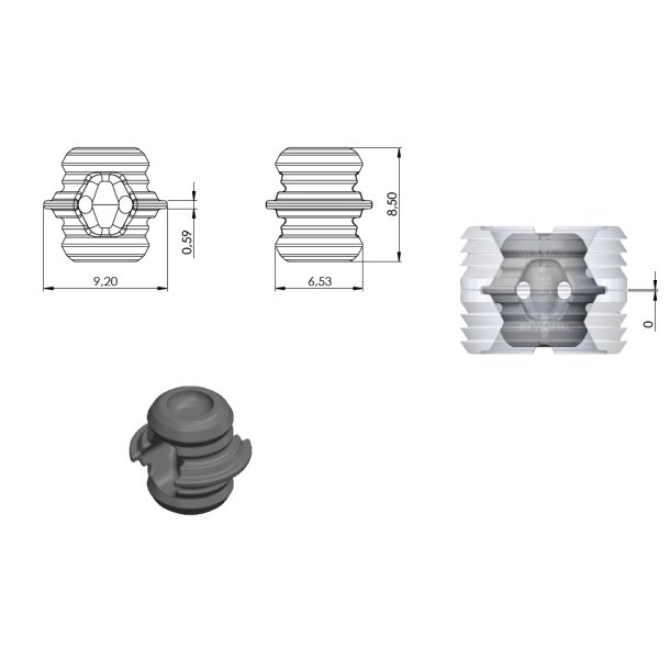 Samlebeslag "Diva" - Han Del - Gr (0mm)