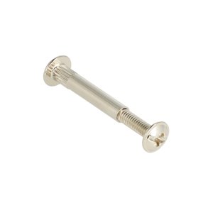 Samleskrue 2 Dele M4, 30-40mm - Forniklet