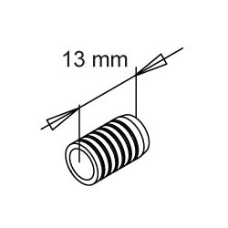 Styrestift Nylon - Hun-Del �8x13mm